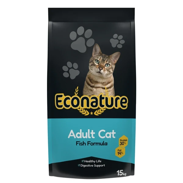 Econature Balıklı Yetişkin Kedi Maması 15KG