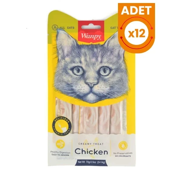Wanpy Tavuklu Sıvı Kedi Ödül Maması