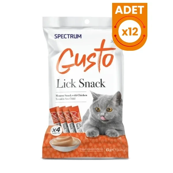 Spectrum Gusto Lick Snack Tavuklu Sıvı Kedi Ödül Maması